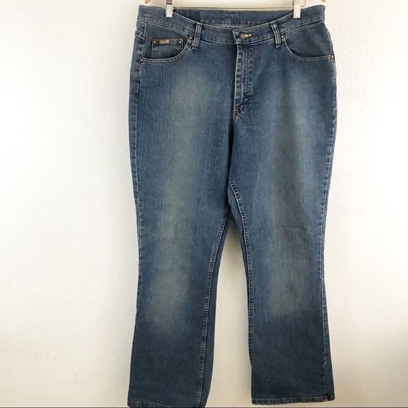 Riders By Lee style Medium Wash  Stretch Jeans size 14p - Picture 1 of 7